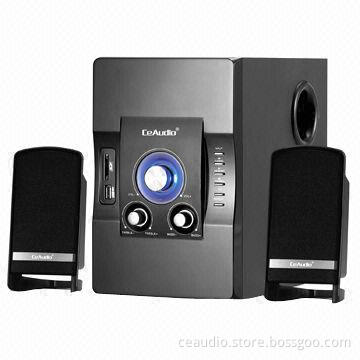 2.1-inch Computer Speakers with High Quality Sound, 5.1-inch Computer Speakers with 10/5W x 5 Output
